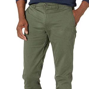 Goodthreads Men's Skinny-Fit Washed Comfort Stretch Chino Pant, Fatigue 32W x 32